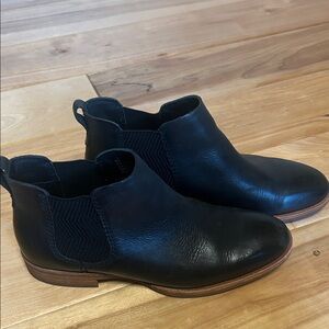 Kork-Ease Black Leather Women’s  Boots.  Butter Leather soft